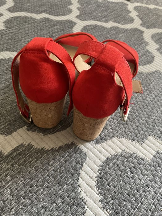 Buty sandaly New Look czerwone