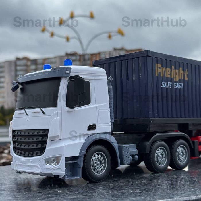 Вантажівка на радіокеруванні Euro Truck Біла, Фура на пульту