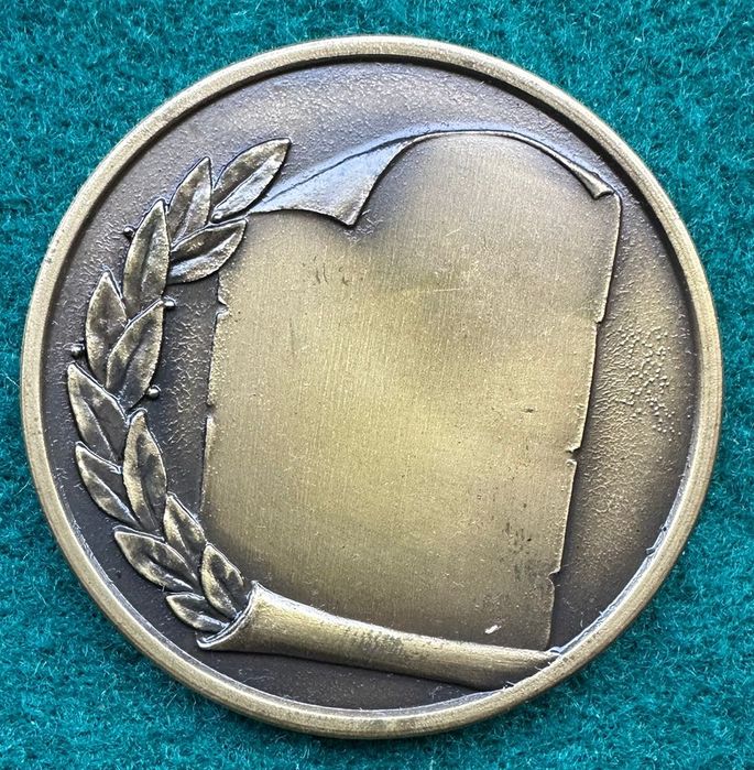 Medalha comemorativa em bronze