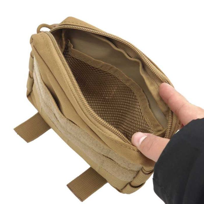 Тактичний універсальний багатофункціональний підсумок MOLLE з липучкою, велкро