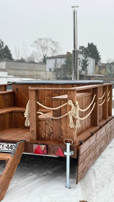 Mobilna Balia Wynajem | Jacuzzi na kółkach | Ruska Bania + Dowóz