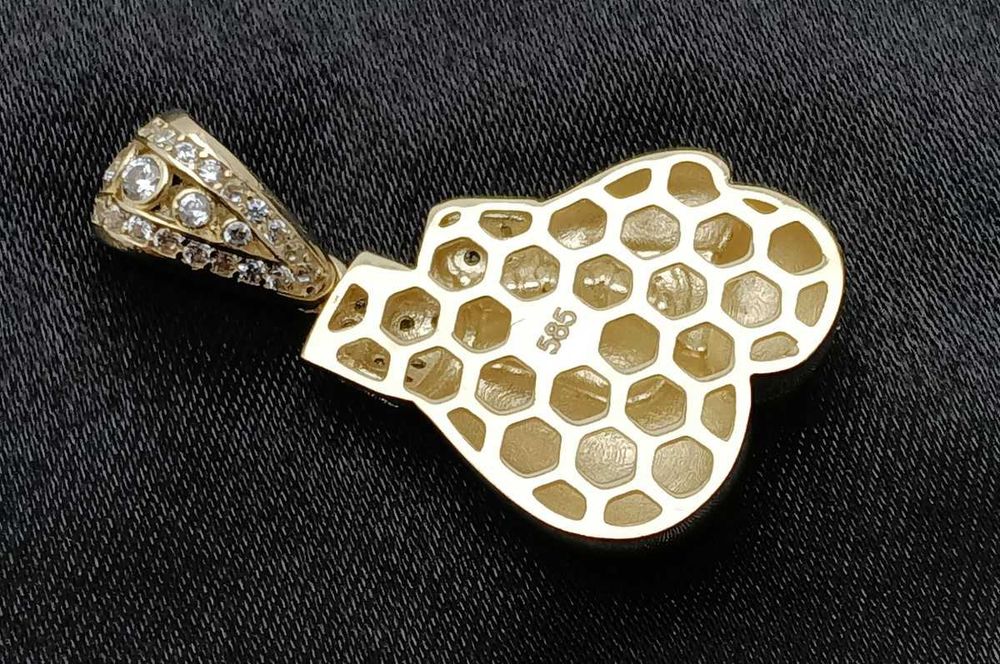 Złota Zawieszka Rękawica Rękawice Bokserskie 2,78G P585 14K