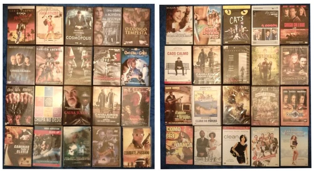Lote 260 DVD's originais (Lote 15)