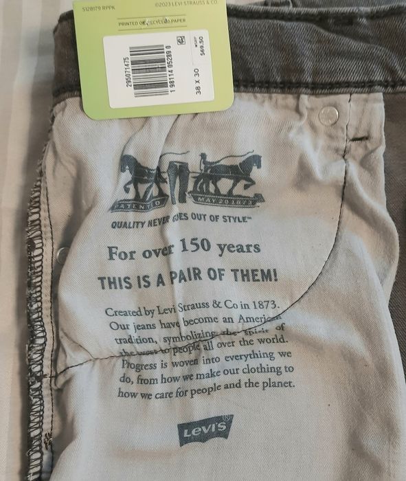 Джинсы LEVIS original 502 38 30 нові