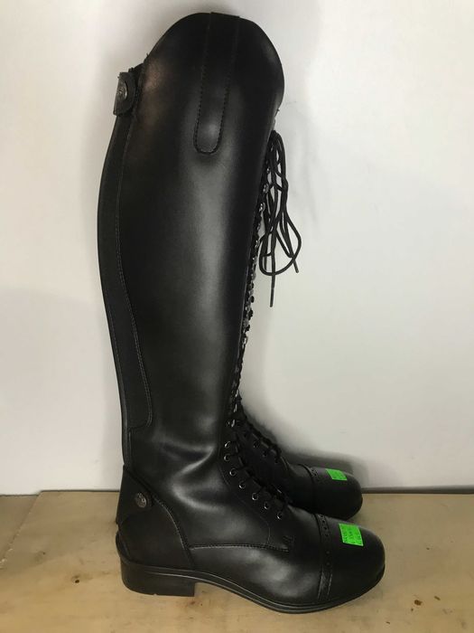 450.39. Ocieplane oficerki Steeds Cut r 39 Slim, łydka 33 cm +/-