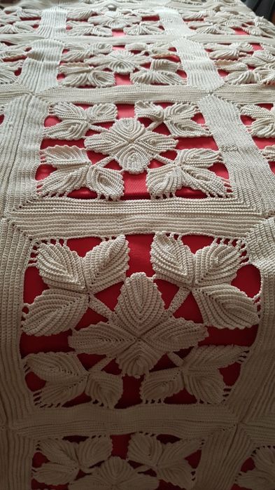 Colcha Casal rara feita com Linha Fina.