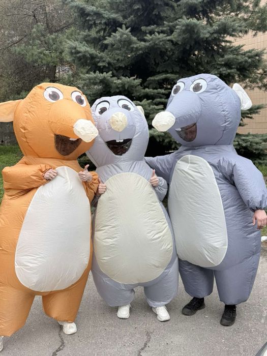 Костюм криси ,щура ,миші дорослий  надувний карнавальний