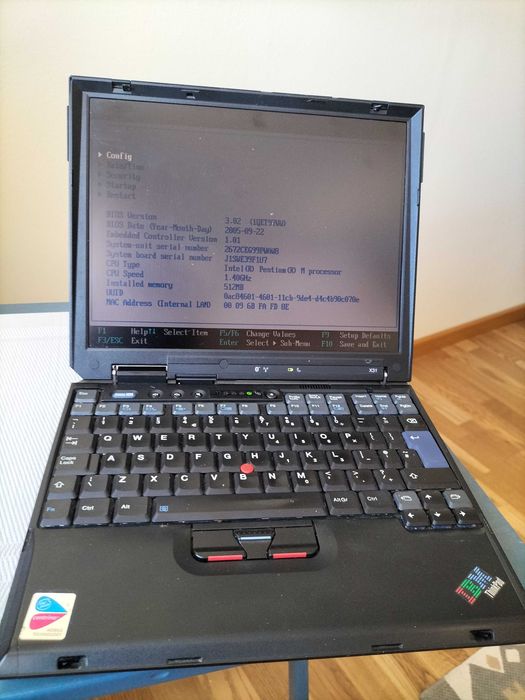 Laptop thinkpad ibm x31