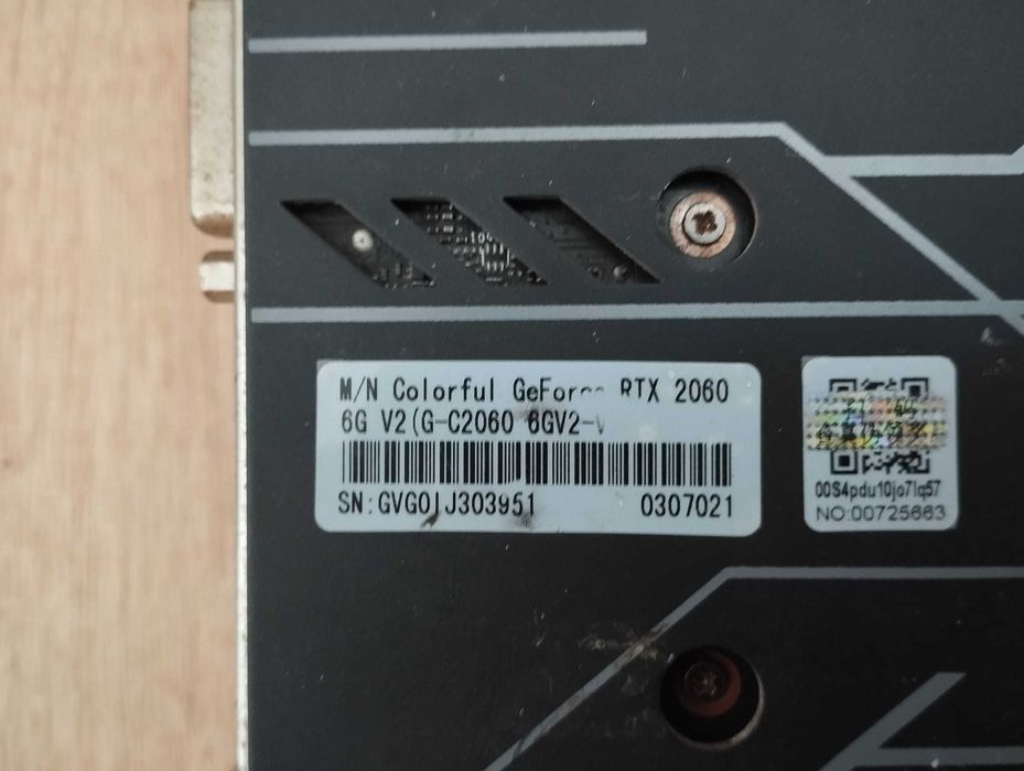 RTX 2060 Colorful AVARIADA