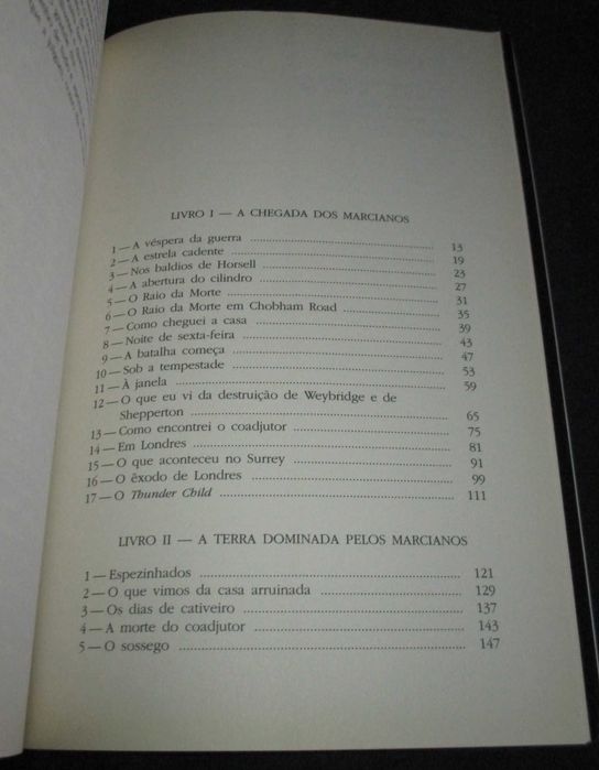 Livro A Guerra dos Mundos H. G. Wells