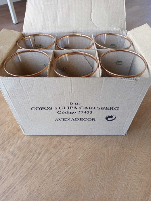 copos de cerveja de coleção Carlsberg