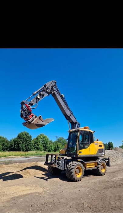 Usługi koparką kołowa z głowicą uchylno-obrotową 360°