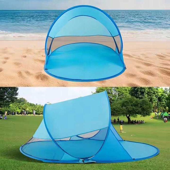 Namiot Plażowy Samorozkładający Pop Up Parawan UV 50 Duży XXL Holla Garden