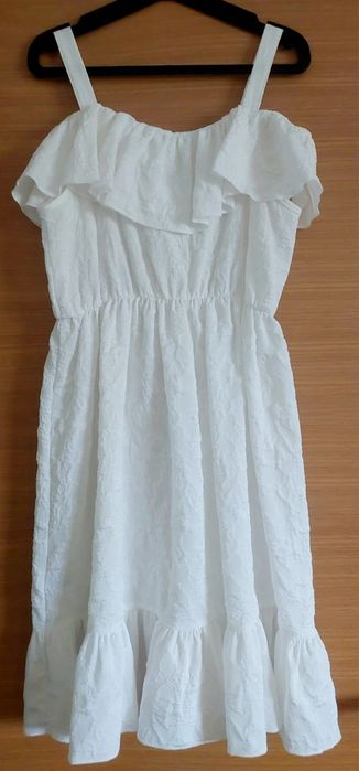 Vestido Branco Festa Menina, 11-12A