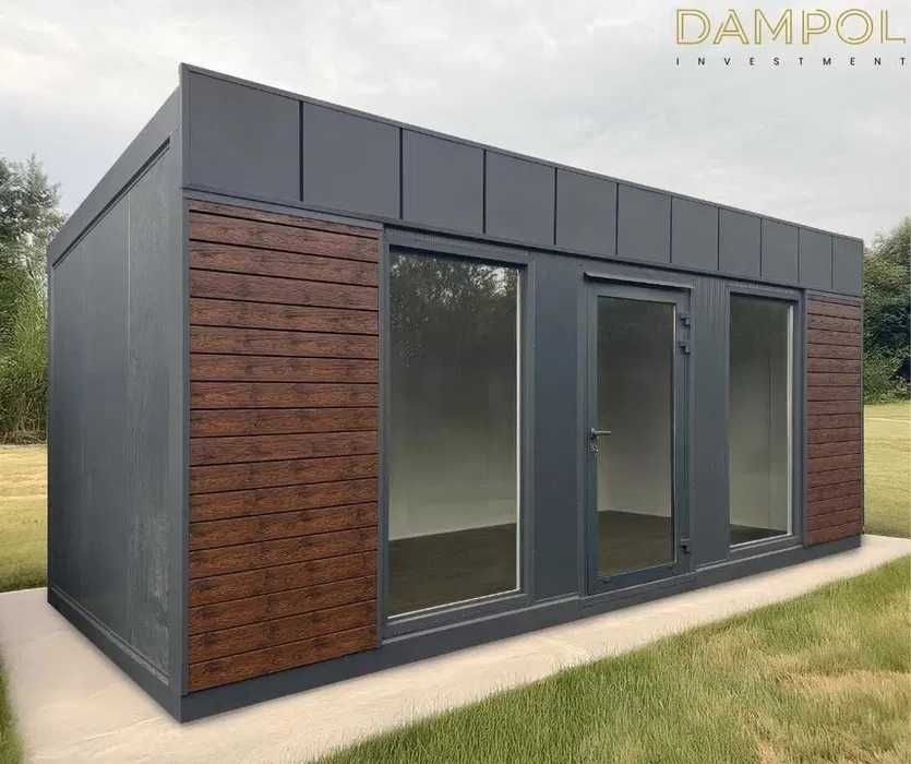 Nowoczesny pawilon / kontener 6×3 – przestrzeń dla Twojego biznesu