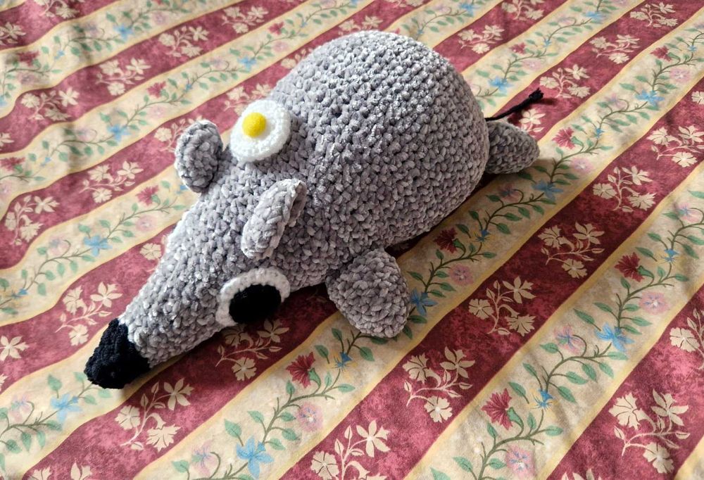 Zwykły szczurek: 40x23x12 cm - maskotka