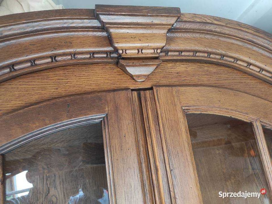 Meble dębowe komoda witryna meble dębowe komplet przecena !!