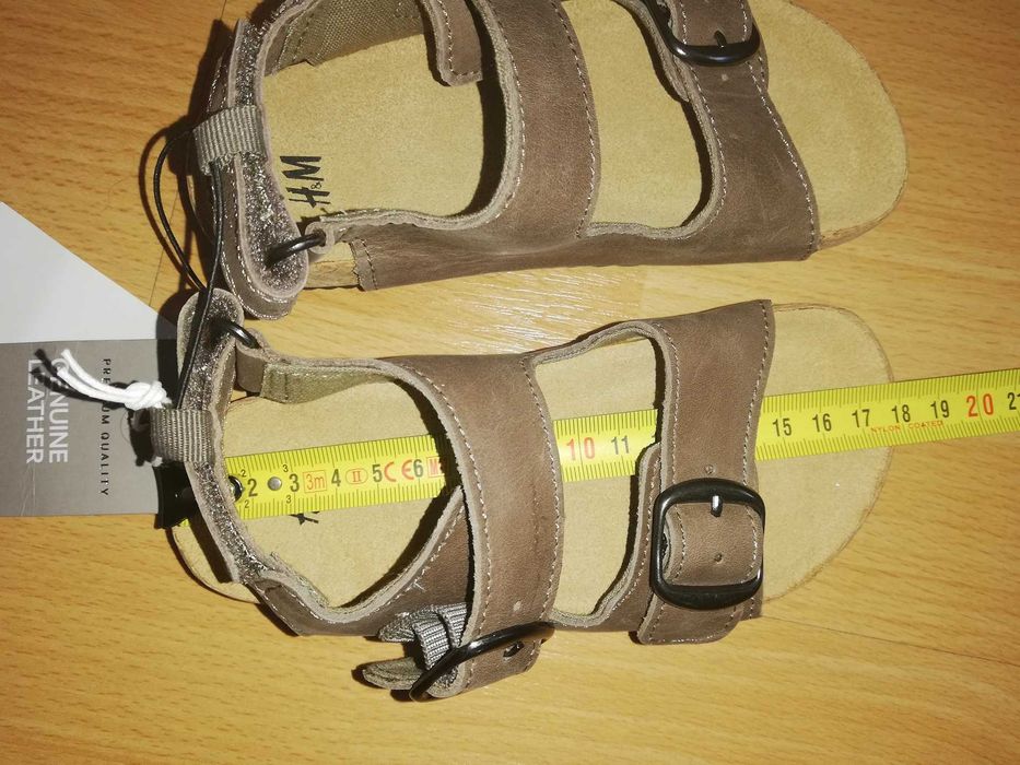 NOWE skórzane sandały H&M 26