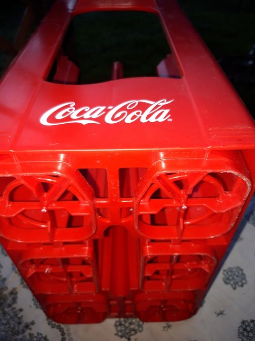Фирменный пластиковый ящик Coca-Cola (Кока-Кола) для бутылок