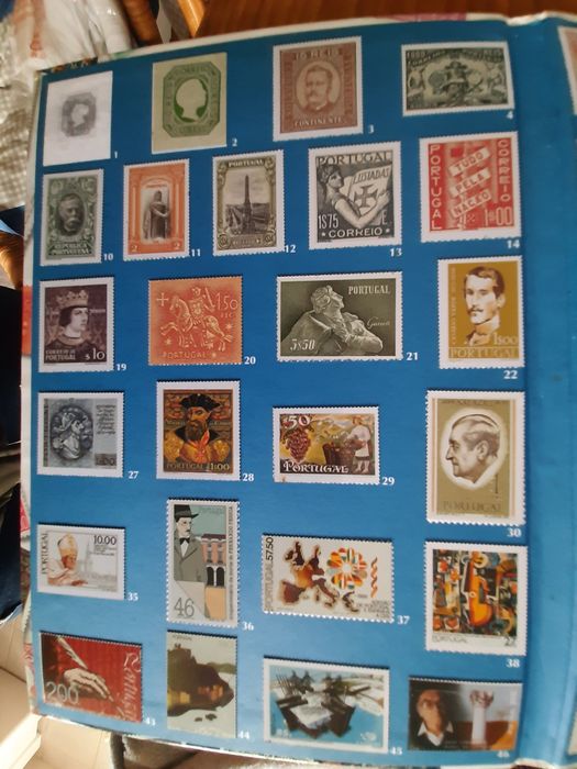 Colecção de selos de Portugal, réplicas