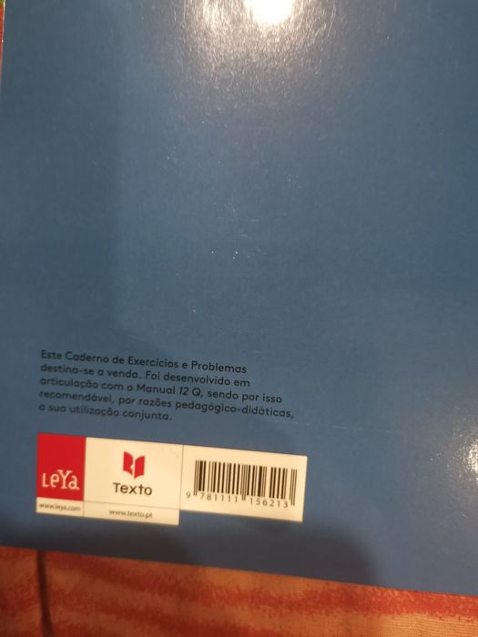 Caderno novo de exercícios e problemas "Química 12Q"