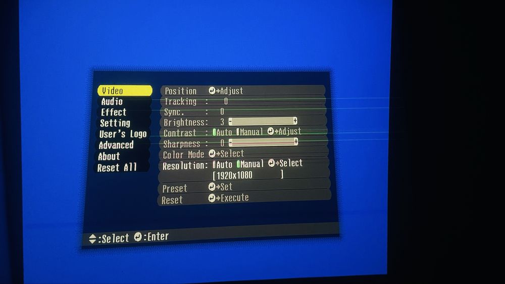 Projektor multimedialny EPSON EMP-600 uszkodzony