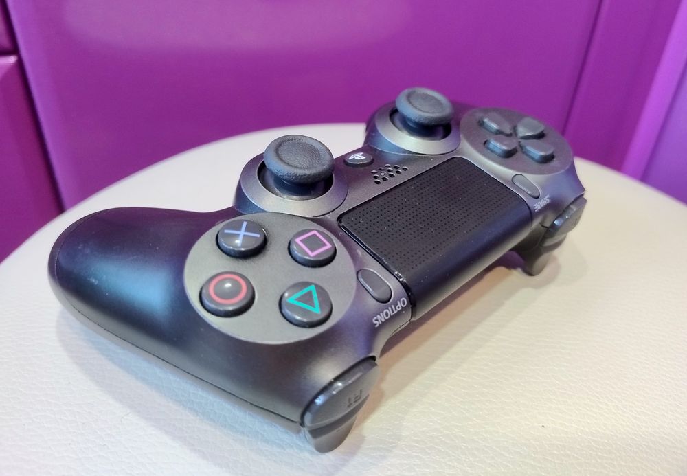 Джойстик для приставок і ПК(Dualshock 4 Steel black)