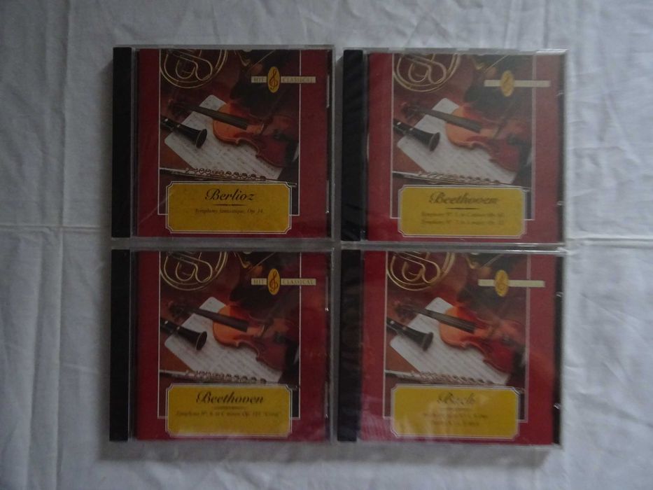 Coleção 50 CDs Música Clássica Beethoven Mozart Bach Chopin Vivalde Etc