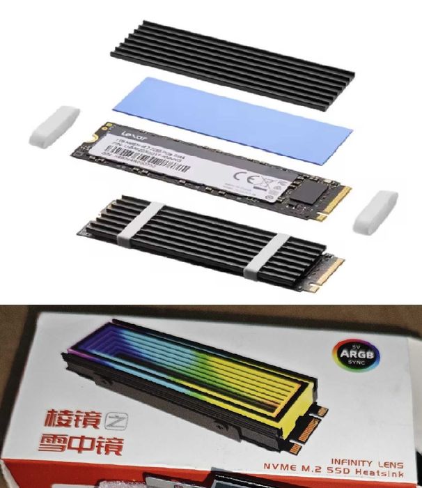 SSD M2 NVMe 2280 SATA2.5 128/250/500/1000 ГБ PCI-e 3.0  швидкісні ssd