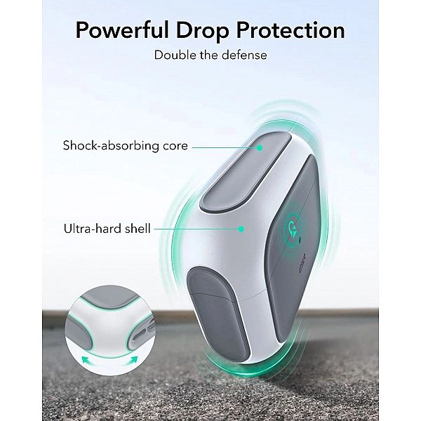 Etui ESR Orbit HaloLock MagSafe na AirPods Pro 3 - białe