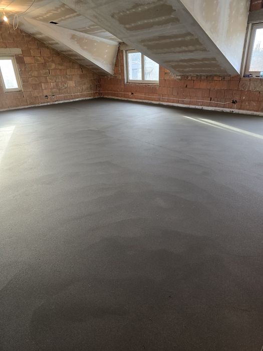 Wylewki maszynowe, jastrych, miksokret, styrobeton