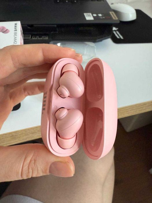 Наушники Bluetooth JBL bу HАRMАN Wave Beam 2 rose