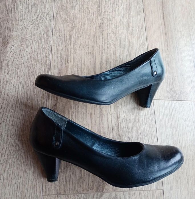 Buty skóra roz. 35, półbuty damskie
