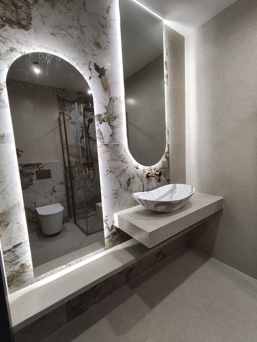 Glazurnik, wykończenia wnętrz