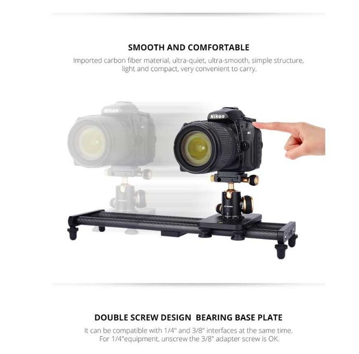 Estabilizador de Câmera YELANGU (40cm) – Suavidade Profissional|NOIVO