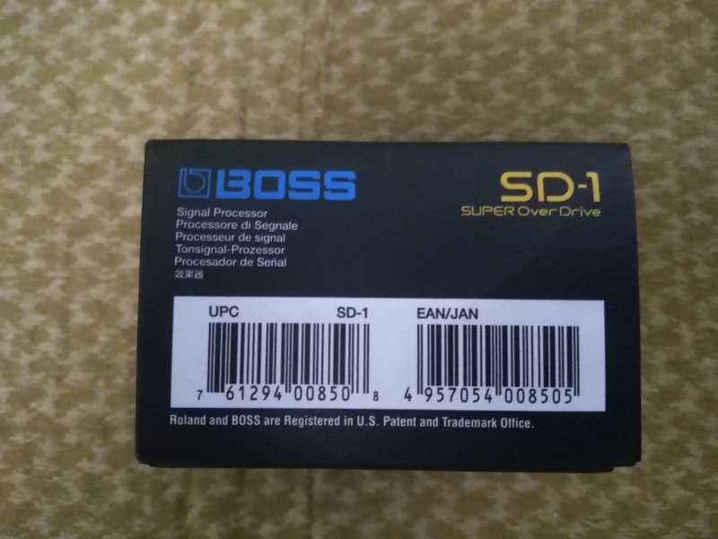 Reservado Pedal Boss SD-1 Super OverDrive (Como novo)