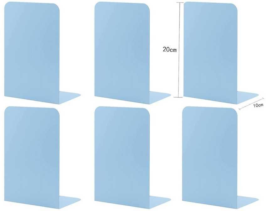 6 suportes de livros trava-livros estante ou mesa [várias cores]  NOVO