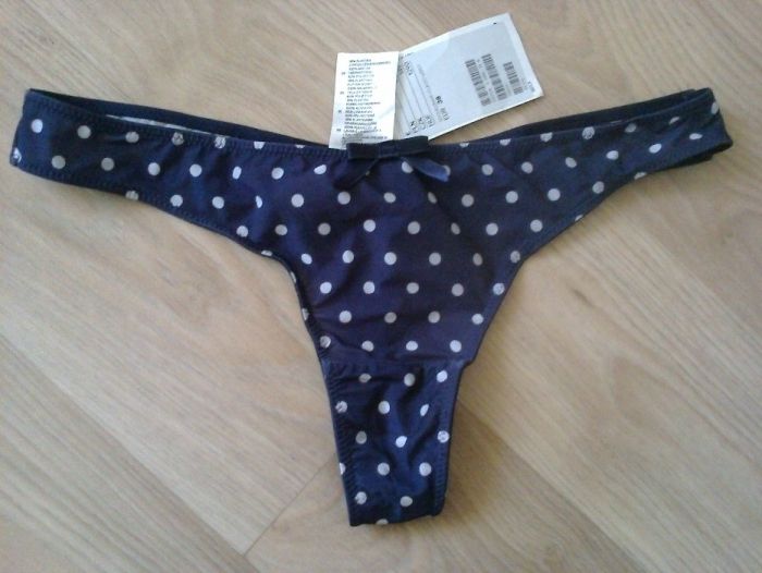 Granatowe Stringi H&M