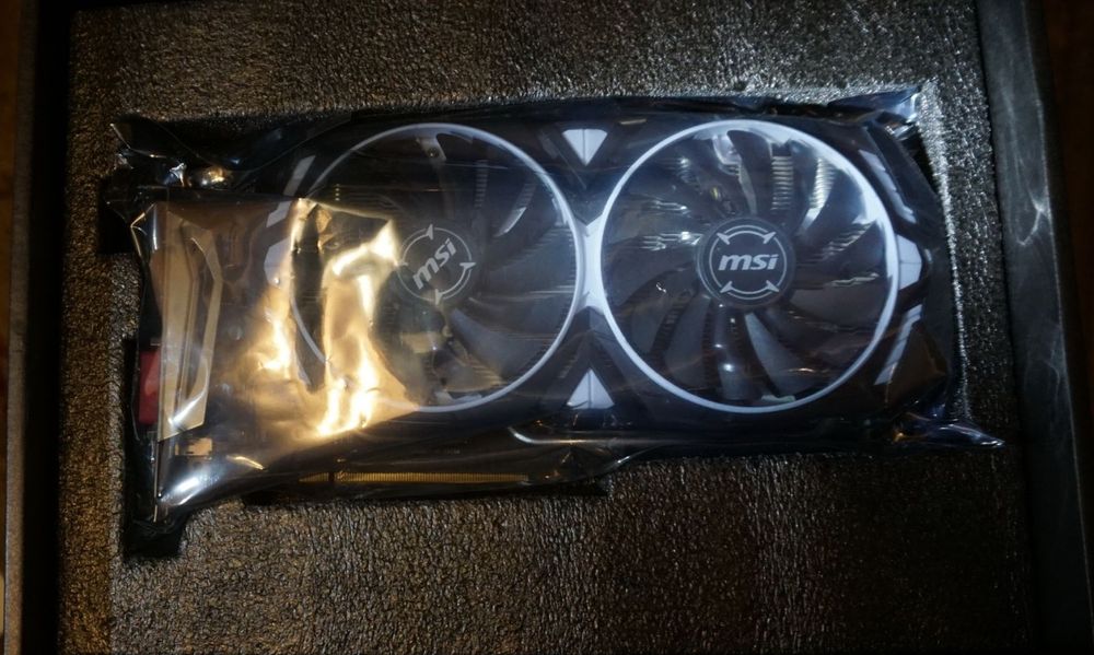 Відеокарта MSI PCI-Ex GeForce GTX 1060 Armor OCV1 6GB GDDR5 Б/В