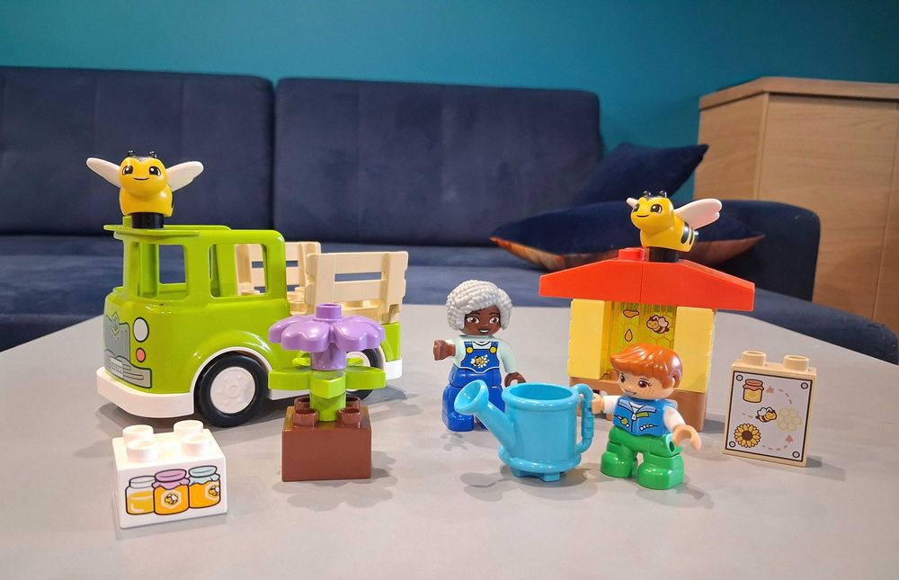 LEGO DUPLO zestaw 10 zestawów – wóz strażacki, kamper, Elsa, zwierzątka