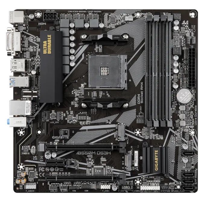 Płyta Główna Micro Atx Gigabyte B550M Ds3H Amd Socket Am4