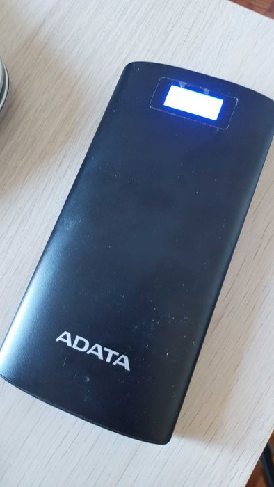 Bateria Powerbank, 2 saídas USB, 1 input MicroUSB ADATA 20.000 mAh,  Porto