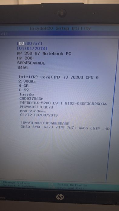 Portátil HP 7ª geração