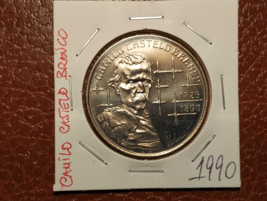 A829 moeda de 100 escudos de 1990 Camilo Castelo Branco - Portugal