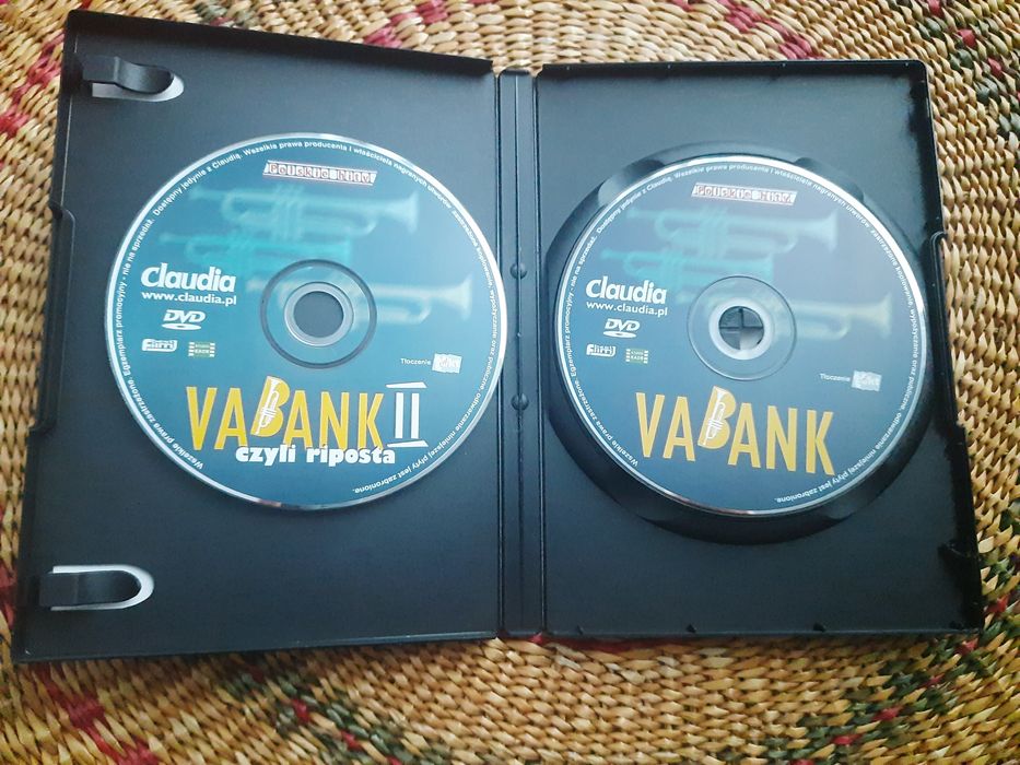 DVD „Vabank” – zestaw dwóch części, bardzo dobry stan