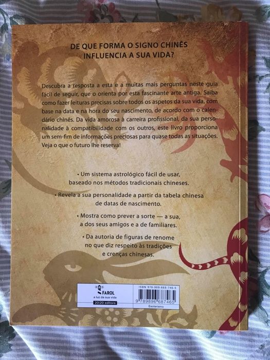 Livro Horóscopo Chinês (novo)