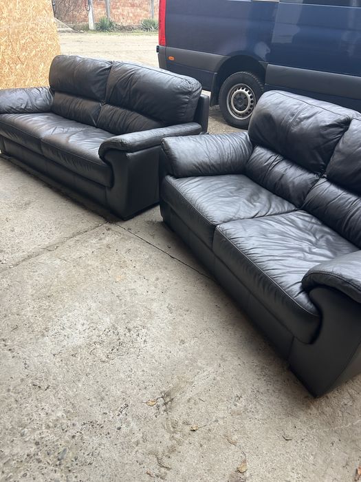 Шкіряний диван. Натуральна шкіра