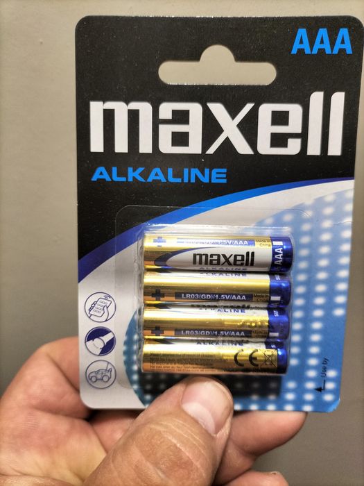 Zestaw baterii AA, AAA, C.