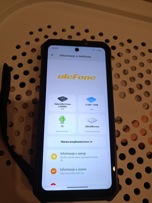 Ulefone Armor 24/12 Gb Ram+12/256 GB ROM