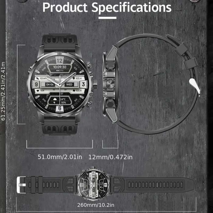 SmartWatch Fanwear - - 4.45cm HD AMOLED